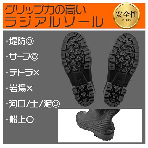 Gran Walker 釣り用チェストハイウェーダー ラジアルソール