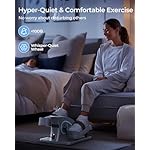 Under Desk Elliptical,Electric Ellipse Leg Exerciser as Seen on Tv for Seniors with 12 Adjustable Speed Levels Seated Pedal Exerciser with Remote Control and Strap Pedals,Portable & Quiet - Image 5