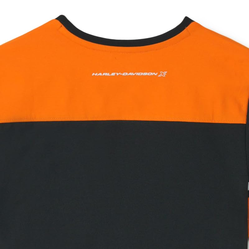 Image of HARLEY-DAVIDSON X Moto Contour Women's Long Line T-Shirt | Extended Hem | Cotton Blend | Urban Fit Crew Neck Tee