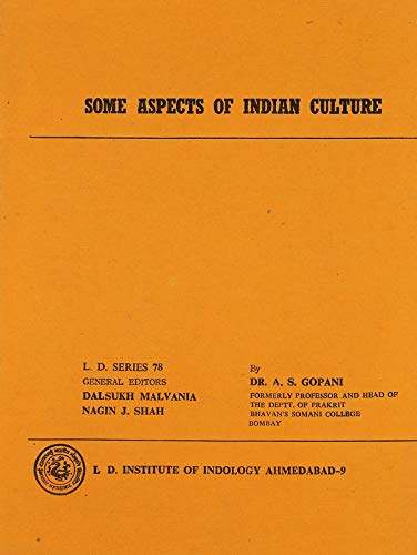 Some Aspects of Indian Culture