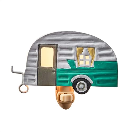 Park Designs Camper Night Light, Multicolor Trailer Nightlight, Bright Light for Dark Areas