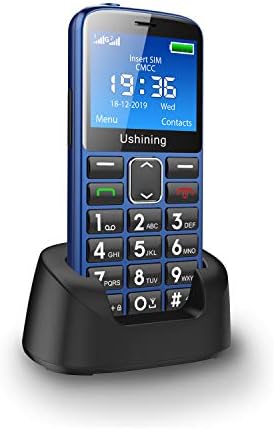 Artfone F20 Telefono Cellulare A Conchiglia Per Anziani: Tasti Grandi E SOS, Composizione Rapida, Volume Alto, Batteria 1000mAh, Radio FM E Torcia