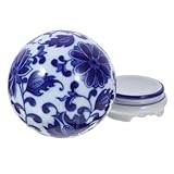 Boule en céramique exquise : fabriquée avec des matériaux céramiques, cette boule décorative en céramique a un bon design et est sûre, durable et pratique.