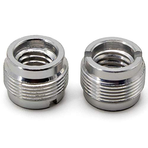 Akord 2 Stück 3/8 Zoll auf 5/8 Zoll Mikrofonständer Gewindeadapter