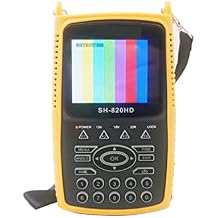 TV Signal Finder Meter, SH-820HD ACM DVB-S2 DVB-T/T2 CCTV Combo Vs V8 Finder 2 Digital Satellite Meter Finder H.265 Kpt-717ts HEVC,for Adjusting Sat TV DishDVB-S2 T2 CCTV