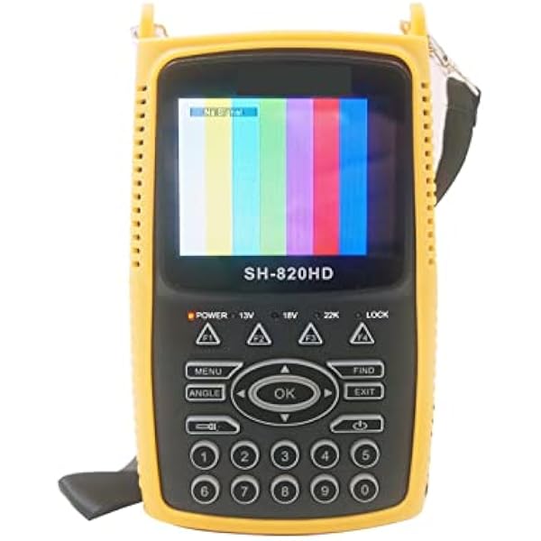 SH-820HD Acm DVB-S2 DVB-T/T2 CCTV Combo Vs V8 Finder 2 cyfrowy miernik satelitarny Finder H.265 Kpt-717ts HEVC(DVB-S2 only)