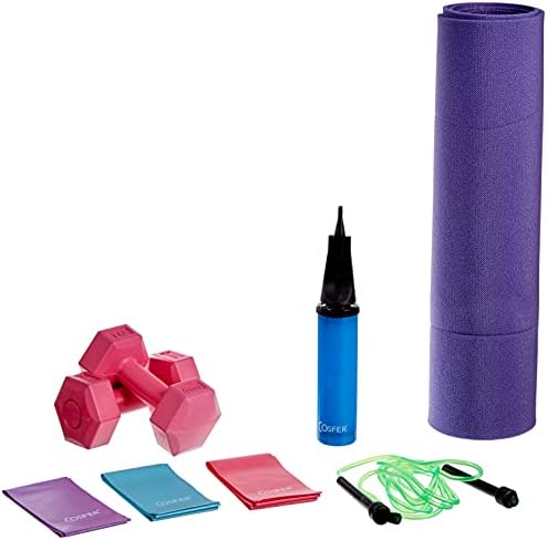 Cosfer CSF-TR033 8 Li Pilates Seti Pilates Minderi