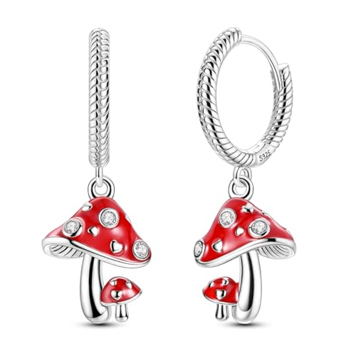 Hapour 925 Sterling Silver Dangle Drop Earrings Dangle Hoop Earrings for Women Cubic Zirconia Bow Butterfly Dragonfly Lightweight Dainty Earrings