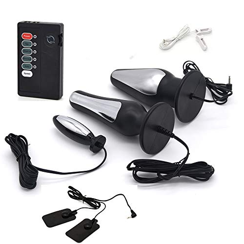 Mrshen Electric Shock Sticker Ni.p.ple Clip Electric Passion Plug Electric Toy Set Amal