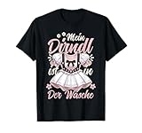 Oktoberfestoutfit & Trachtenoutfit für alle Damen, freche Lausmadl und bayrische Madl die Bayrische Sprüche mit Dialekt lieben. Mei Dirndl Is In Da Wäsch? Dann schnapp dir dieses witzige Trachten-Shirt als Dirndl-Ersatz für alle Frauen.
