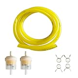 Gas Fuel Filter Hose Tube Line for Chinese GY6 50cc 150cc 139QMB 157QMJ Tao Tao Scooter ATV Motorcycle Parts (Yellow) -  QSBROS