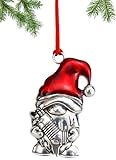 Weihnachtsbaumschmuck - Jede Dekoration hat Löcher und rote Seile zum Aufhängen. Hängen Sie sie dort auf, wo Sie Ihren Weihnachtsbaum oder andere Dekorationen zarter und attraktiver machen möchten.