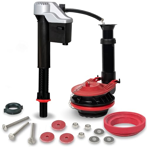 Korky Complete Toilet Repair Kit - Size: Large 3-Inch - Fixes: Running, Noisy, No/Slow Refill, and No/Weak Flush Toilets - Easy to Install, 5010MP