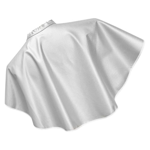 Capa para peluquería Gatuida blanca reutilizable impermeable