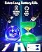 Rechargeable LED Juggling Diabolo, Translucent Impact-Resistant Plastic with Triple Bearing for Smooth Spin, Includes Hand Sticks and Extra String, Skill Toy for Teens and Adults