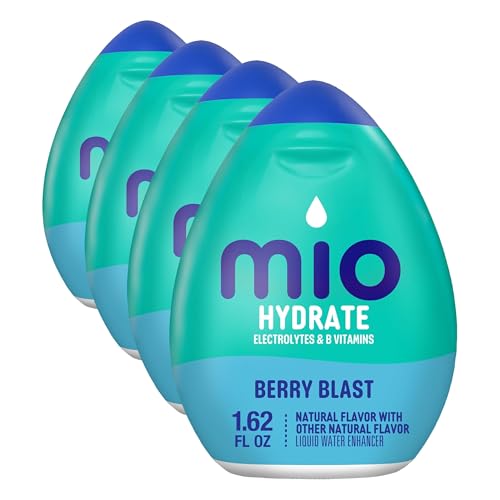 Image of MiO Sport Berry Blast Liquid Water Enhancer Drink Mix (1.62 fl oz Bottle) (Pack of 4)