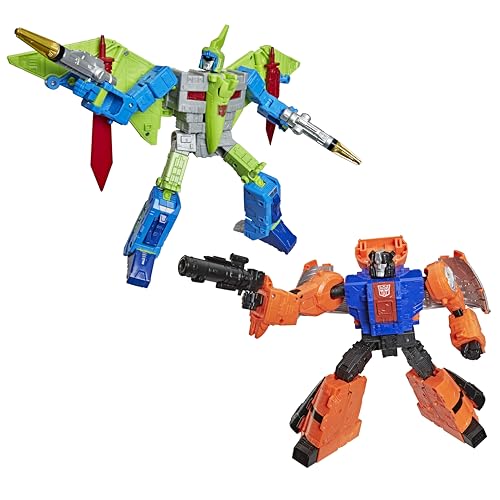 Transformers Age of The Primes, G2 Dinobot Swoop y G2 Dinobot Sludge, 8.45 pulgadas, clase convertible, juguete robot, a partir de 8 años