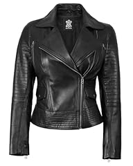 Glgadt - Black Leather Jacket Women