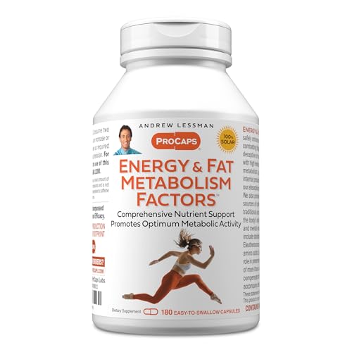 Energy and Fat Metabolism Factors – 180 capsules