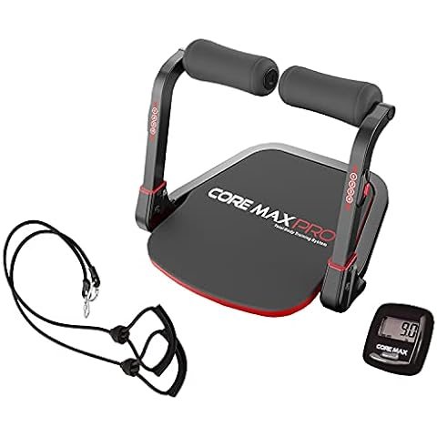 Core Max PRO Deluxe Pack with Resistance Bands and Fitness Monitor, Black ,7827-030-203 Cover