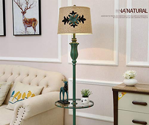 Mesa de té regulable en lámpara de pie para iluminación casera y estudio 5