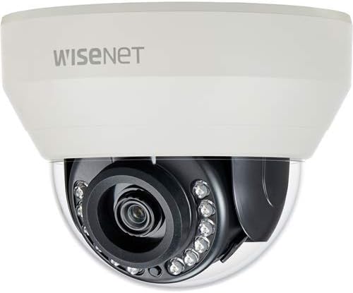 Hanwha TechwinHCD-7010RA 4MP Wisenet HD+ Indoor Dome Camera, 2.8mm Fixed Lens BNC Connection