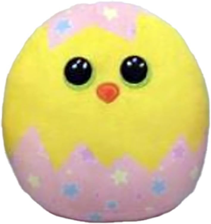 Ty Squishy Beanie Pippa - Colorful Easter Chick - Small