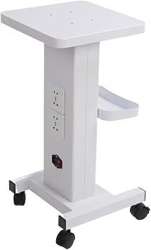 Beauty Salon Trolley Beauty Salon Cart Salon Rolling Tray On Wheels Beauty Instrument Trolley Carts With Mute Universal Wheels And Socket For Spa Salon Salon Trolley Cart Hairdresser Cart Rolling Cart