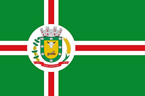 Drapeau Aral Moreira grand format de qualité supérieure