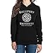 Produktbild Shirtgeil Gallifrey University Damen Schwarz Small Kapuzenpullover Hoodie - Doctor Time Academy Who