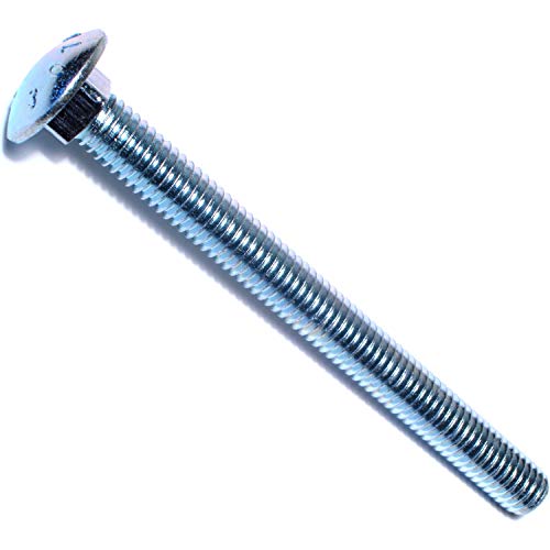 Image of Hard-to-Find Fastener 014973231637 Carriage Bolts, 7 /16-14 x 5, Piece-25, zinc