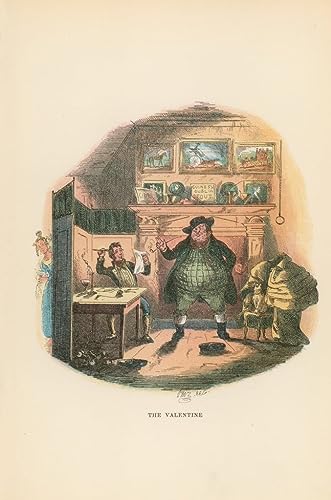 Peinture sur toile Pickwick Papers par Hablot Knight Browne 60x90cm