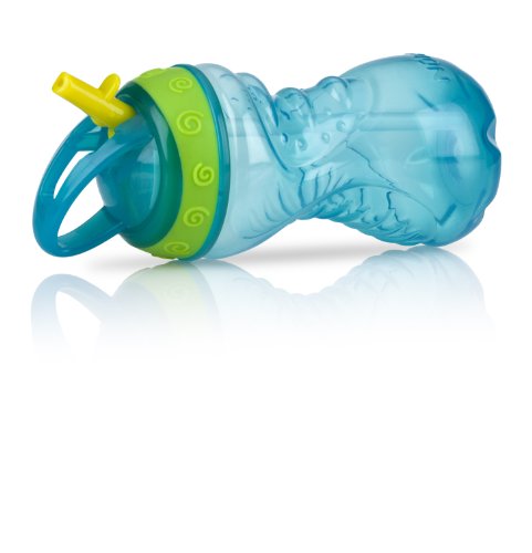 Nuby 2-Pack Flip-It Easy Grip Cups With Easy-Flo Straw, 10 Ounce, Colors May Vary #TOP4