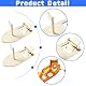 YOUNGSAY 10 Stück DIY Holz Segelboot, Kinderpuzzle Holzboot mit 12 Aquarellstift, Bemalt Holzboote Basteln für DIY-Malerei für Kinder und Dekorieren