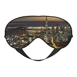 Bella maschera da notte in seta, con fascia elastica, da viaggio e per pisolino, morbida copertura per gli occhi, per viaggi, yoga e pisolino