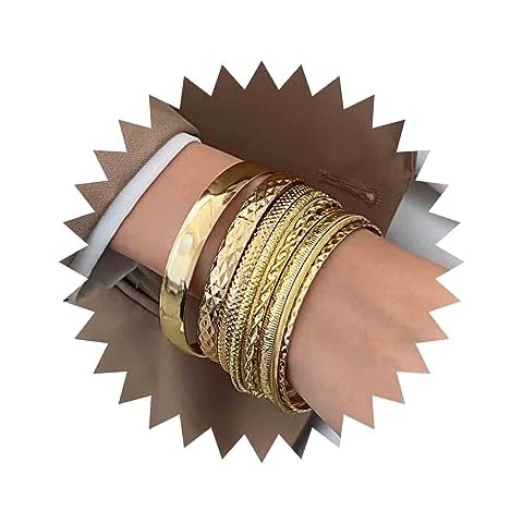 Bracelets joncs dorés Inilbran Cover