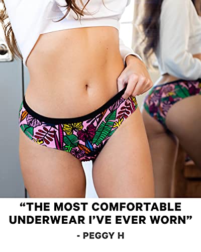 Shinesty Womens Cheeky Underwear | Soft, Mositure Wicking Modal Underwear Women | Small #TOP3