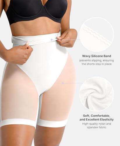 Image of SHAPELLX Shapewear for Women Tummy Control Underwear High Waist Butt Lifting Shorts Seamless Slimmer Womens Body Shaper