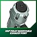 Metabo HPT Finish Nailer with Air Duster, Pro-Preferred Pneumatic Power Nailer for Crown Moldings, Base Moldings, and More, Selective Actuation, 15 Gauge Angled, 1-1/4″ to 2-1/2″ Finish Nails, NT65MA4