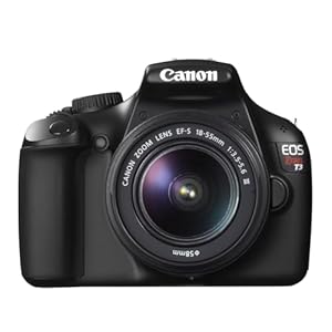 Canon EOS Rebel T3 Digital SLR Camera 12.2 MP with EF-S 18-55mm f/3.5-5.6 III Lens (Renewed)
