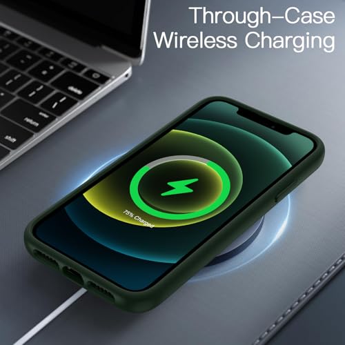 Coque iPhone 12 Mini vert foncé idéale pour le quotidien et le bureau - 6