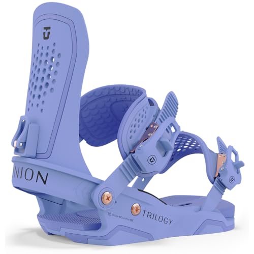 Union Trilogy Womens Snowboard Bindings, L, Blue Bell