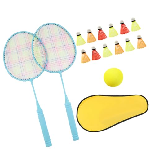 Muelodsic 12-teiliges Badminton Set mit Schlägern