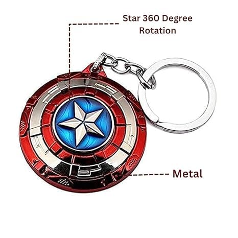 Image of Blue Aura Catchy Marvel Avengers Thor'S Love And Thunder Thor Hammer Pewter Mjolnir Anti-Rust Metal Keychain & Keyring For Men, Women,Bike & Car