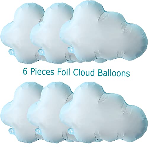 Cloud Balloons And Latex Balloon 42Pcs Foil Balloon Yubobo Baby Shower Party Graduation Decorations For Girl And Boy, Happy Birthday Balloon,Romantic Anniversary Decorations Wedding Decor Kids' Party And Graduation Party #TOP5