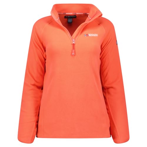 Geographical Norway Tug Lady Hz - Polaire Fine Femme Chaude Fermeture Zip - Veste Automne Hiver Printemps Chaud Femmes - Longues Manches Vetement Pull Fourrure...