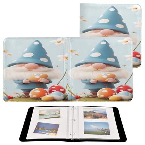 Álbum de Fotos Scrapbook Adhesivo DIY con Tapa de Cuero PU, 40 Páginas, 3 Argollas, Tamaño 11.8 x 11.2 pulgadas miniatura 2