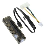 Milisten External Graphics Card Dock for Laptops Portable Egpu Adapter Easy Setup Compatible Various Operating Systems PCB Materials for Gamers Professionals Random Style
