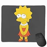 リサシンプソン マウスパッド ノンスリップ 防水 高級感 習慣 パターン印刷 ゲーミング ホビー 事務 おしゃれ 学習