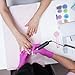 FOMIYES 30pcs Removable Nail for Manicure Plush Faux Fur Decorative Accessories Easy to Attach Remove for Home Use Nail Salons
